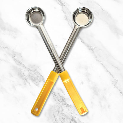 4 oz Slotted Stainless Steel Portion Control Ladle Spoodle - [Pack of 2]