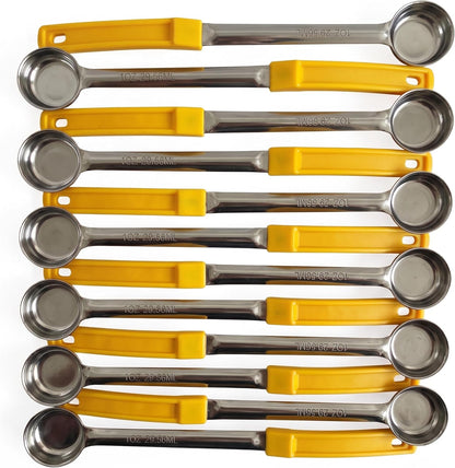 4 oz Slotted Stainless Steel Portion Control Ladle Spoodle - [Pack of 2]