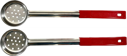 4 oz Slotted Stainless Steel Portion Control Ladle Spoodle - [Pack of 2]