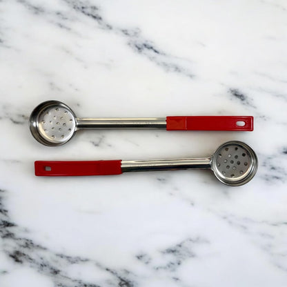 4 oz Slotted Stainless Steel Portion Control Ladle Spoodle - [Pack of 2]