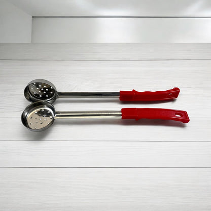 4 oz Slotted Stainless Steel Portion Control Ladle Spoodle - [Pack of 2]