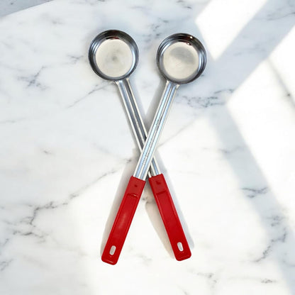 4 oz Slotted Stainless Steel Portion Control Ladle Spoodle - [Pack of 2]