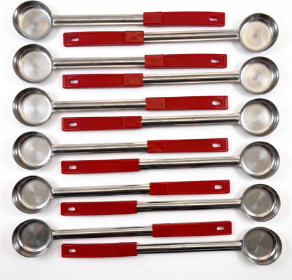 4 oz Slotted Stainless Steel Portion Control Ladle Spoodle - [Pack of 2]