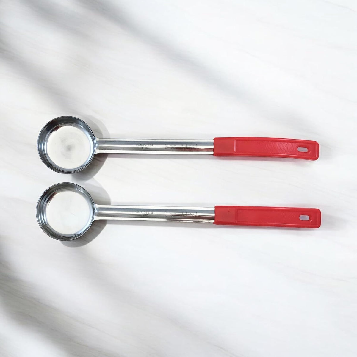 4 oz Slotted Stainless Steel Portion Control Ladle Spoodle - [Pack of 2]