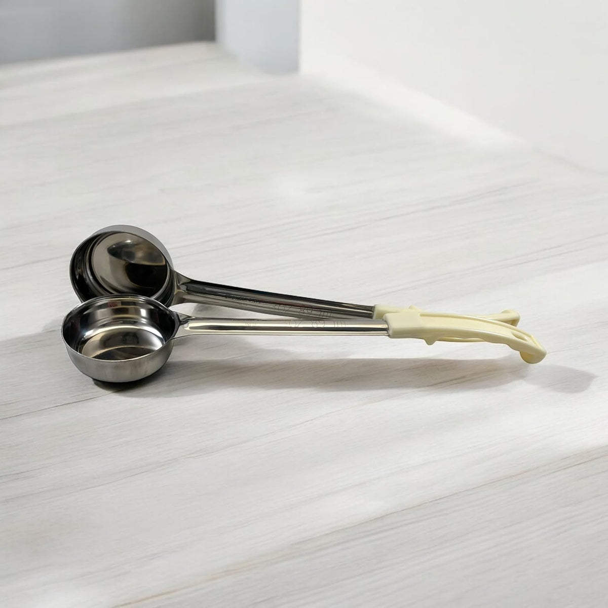 4 oz Slotted Stainless Steel Portion Control Ladle Spoodle - [Pack of 2]