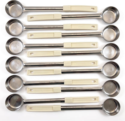 4 oz Slotted Stainless Steel Portion Control Ladle Spoodle - [Pack of 2]