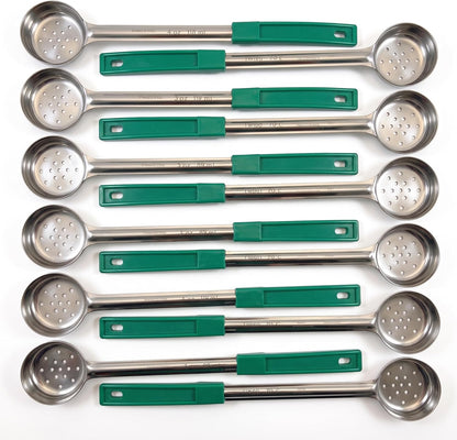 4 oz Slotted Stainless Steel Portion Control Ladle Spoodle - [Pack of 2]
