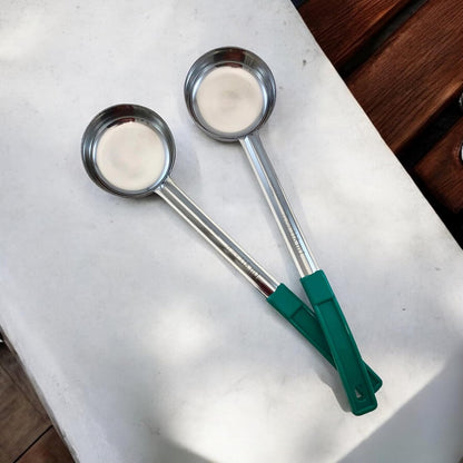 4 oz Slotted Stainless Steel Portion Control Ladle Spoodle - [Pack of 2]