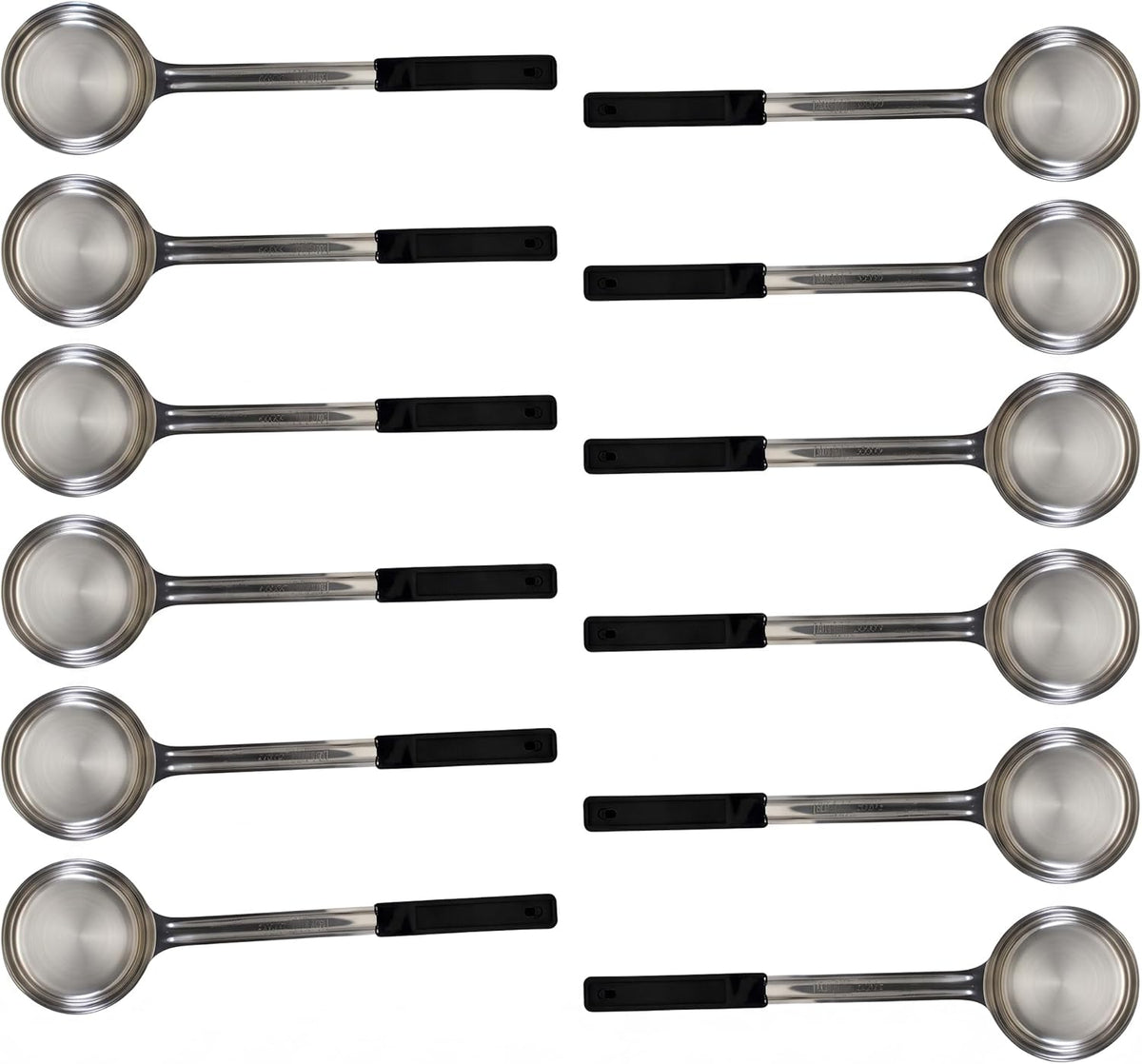 4 oz Slotted Stainless Steel Portion Control Ladle Spoodle - [Pack of 2]
