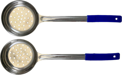 4 oz Slotted Stainless Steel Portion Control Ladle Spoodle - [Pack of 2]