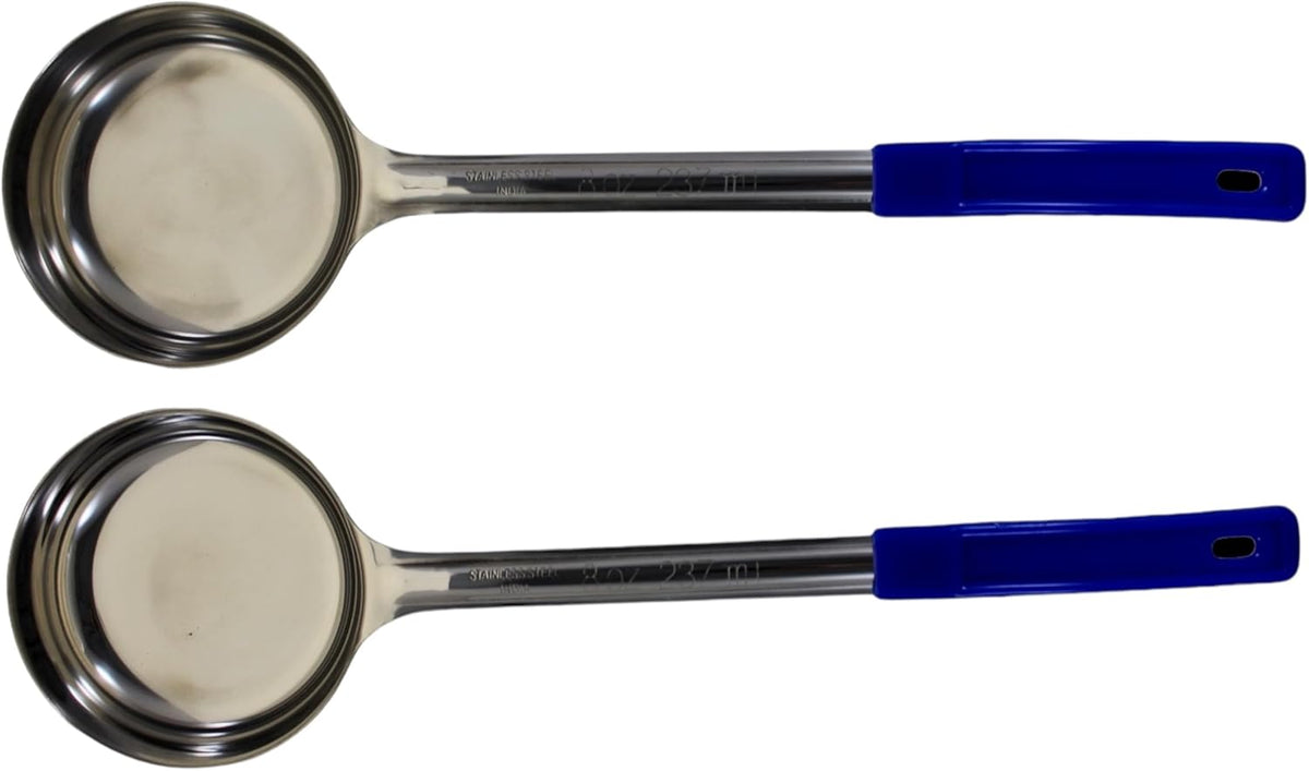 4 oz Slotted Stainless Steel Portion Control Ladle Spoodle - [Pack of 2]