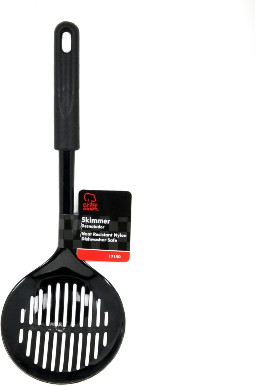 Basic Nylon Sturdy Skimmer, 12.5 inch, Black