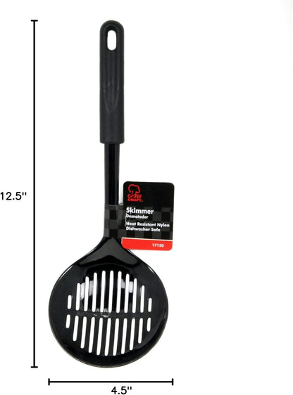 Basic Nylon Sturdy Skimmer, 12.5 inch, Black