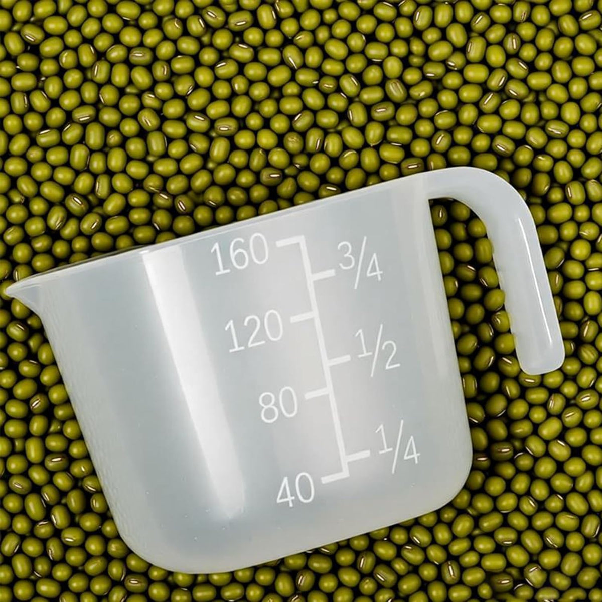 5Pcs Plastic Transparent Rice Measuring Cup, Rice Cooke Laundry Measuring Cup Replacement Tools - for Kitchen Dry and Liquid Ingredients Measuring (160ml)