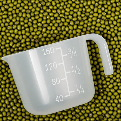 5Pcs Plastic Transparent Rice Measuring Cup, Rice Cooke Laundry Measuring Cup Replacement Tools - for Kitchen Dry and Liquid Ingredients Measuring (160ml)