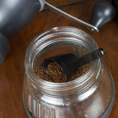 Classic Plastic Coffee Scoop, 1 Ounce 2 Piece Set, Black