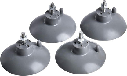 (4 Pcs) Black French Fry Suction Cup Feet Compatible with Industrial Commercial French Fry Cutter