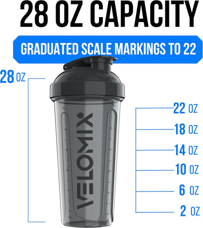 4 Pack 28oz Protein Shaker Bottle for Protein Mixes, Burgundy