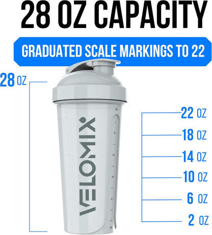 4 Pack 28oz Protein Shaker Bottle for Protein Mixes, Burgundy