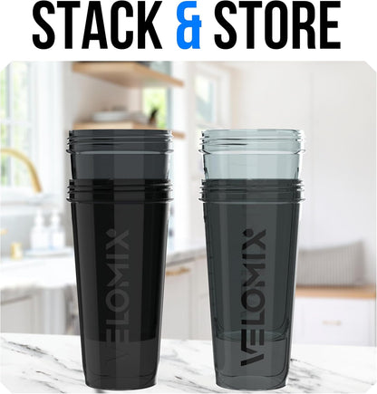 4 Pack 28oz Protein Shaker Bottle for Protein Mixes, Burgundy