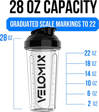 4 Pack 28oz Protein Shaker Bottle for Protein Mixes, Burgundy