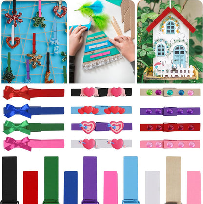 50pcs 2.2 Inches Colored Clothes Pins Waterproof Metal Chip Clips Steel Clip for Food Bag, Chips Bag, Paper