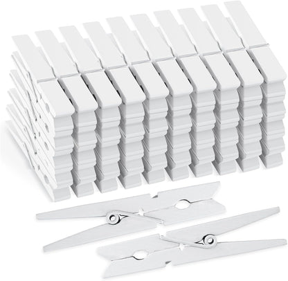 50pcs 2.2 Inches Colored Clothes Pins Waterproof Metal Chip Clips Steel Clip for Food Bag, Chips Bag, Paper