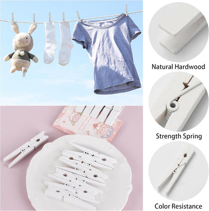50pcs 2.2 Inches Colored Clothes Pins Waterproof Metal Chip Clips Steel Clip for Food Bag, Chips Bag, Paper
