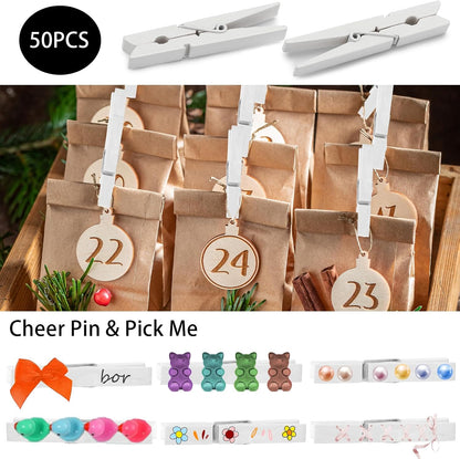 50pcs 2.2 Inches Colored Clothes Pins Waterproof Metal Chip Clips Steel Clip for Food Bag, Chips Bag, Paper