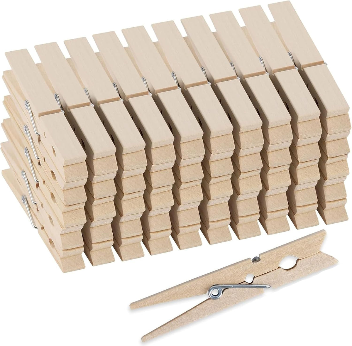 50pcs 2.2 Inches Colored Clothes Pins Waterproof Metal Chip Clips Steel Clip for Food Bag, Chips Bag, Paper