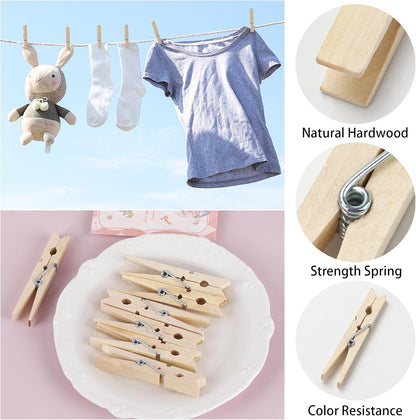 50pcs 2.2 Inches Colored Clothes Pins Waterproof Metal Chip Clips Steel Clip for Food Bag, Chips Bag, Paper