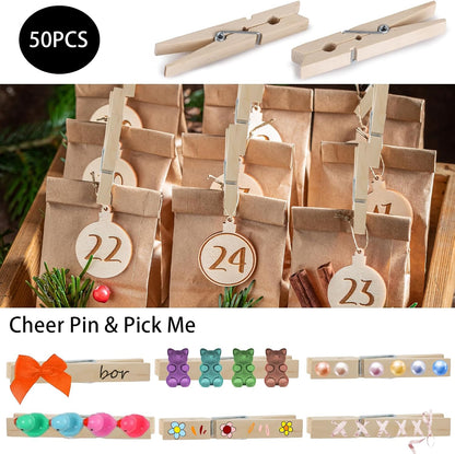 50pcs 2.2 Inches Colored Clothes Pins Waterproof Metal Chip Clips Steel Clip for Food Bag, Chips Bag, Paper
