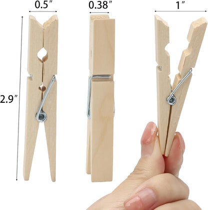 50pcs 2.2 Inches Colored Clothes Pins Waterproof Metal Chip Clips Steel Clip for Food Bag, Chips Bag, Paper