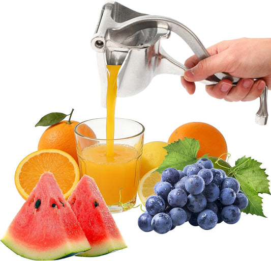 Aluminum Alloy Fresh Fruit Juice Extractor,Easy Use & Clean,Easy to juice | Hand Juicer Squeezer,Squeezer Citrus Juicer,Easy to Use & Clean,Non-Slip Ergonomic Grip,for Citrus
