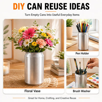 Aluminum Can Opener，Can Top Remover，Beer- Soft Edge- Soda- Can Opener