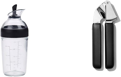 Good Grips Little Salad Dressing Shaker + NEW Good Grips Garlic Press