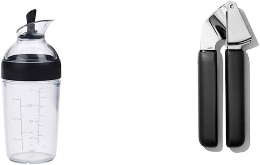 Good Grips Little Salad Dressing Shaker + NEW Good Grips Garlic Press