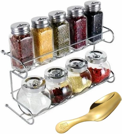 Stainless Steel Mini Scoop for Canisters with Short Handle, Gold Mini Feed Spoon for Ice Cream Melon Baller, Jar Espresso Coffee Spoon for Tea Dessert Sugar Salt Condiments(3 Pack)
