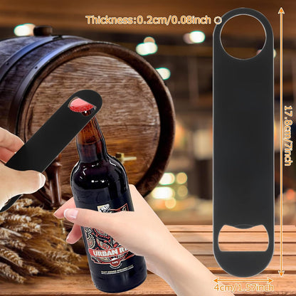 QTLCOHD 20 Pack Flat Bottle Opener - 7 Inch Stainless Steel Bottle Openers