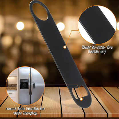 QTLCOHD 20 Pack Flat Bottle Opener - 7 Inch Stainless Steel Bottle Openers