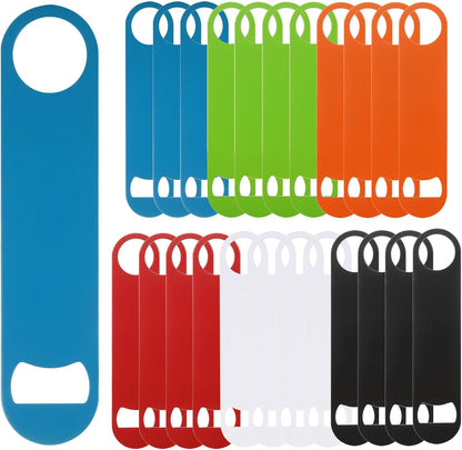 QTLCOHD 20 Pack Flat Bottle Opener - 7 Inch Stainless Steel Bottle Openers