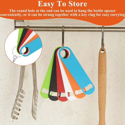 QTLCOHD 20 Pack Flat Bottle Opener - 7 Inch Stainless Steel Bottle Openers