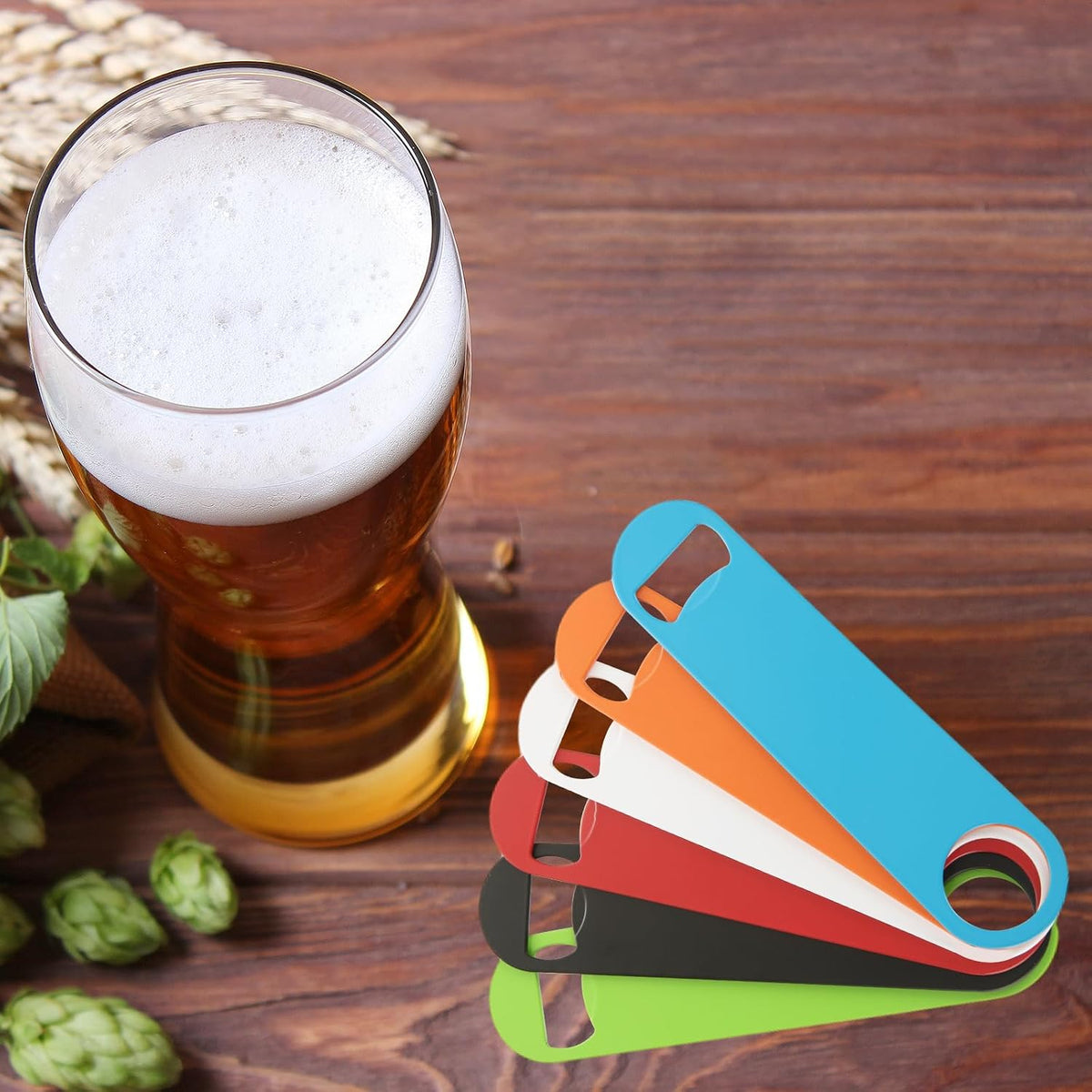 QTLCOHD 20 Pack Flat Bottle Opener - 7 Inch Stainless Steel Bottle Openers