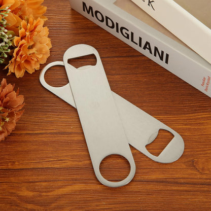 QTLCOHD 20 Pack Flat Bottle Opener - 7 Inch Stainless Steel Bottle Openers