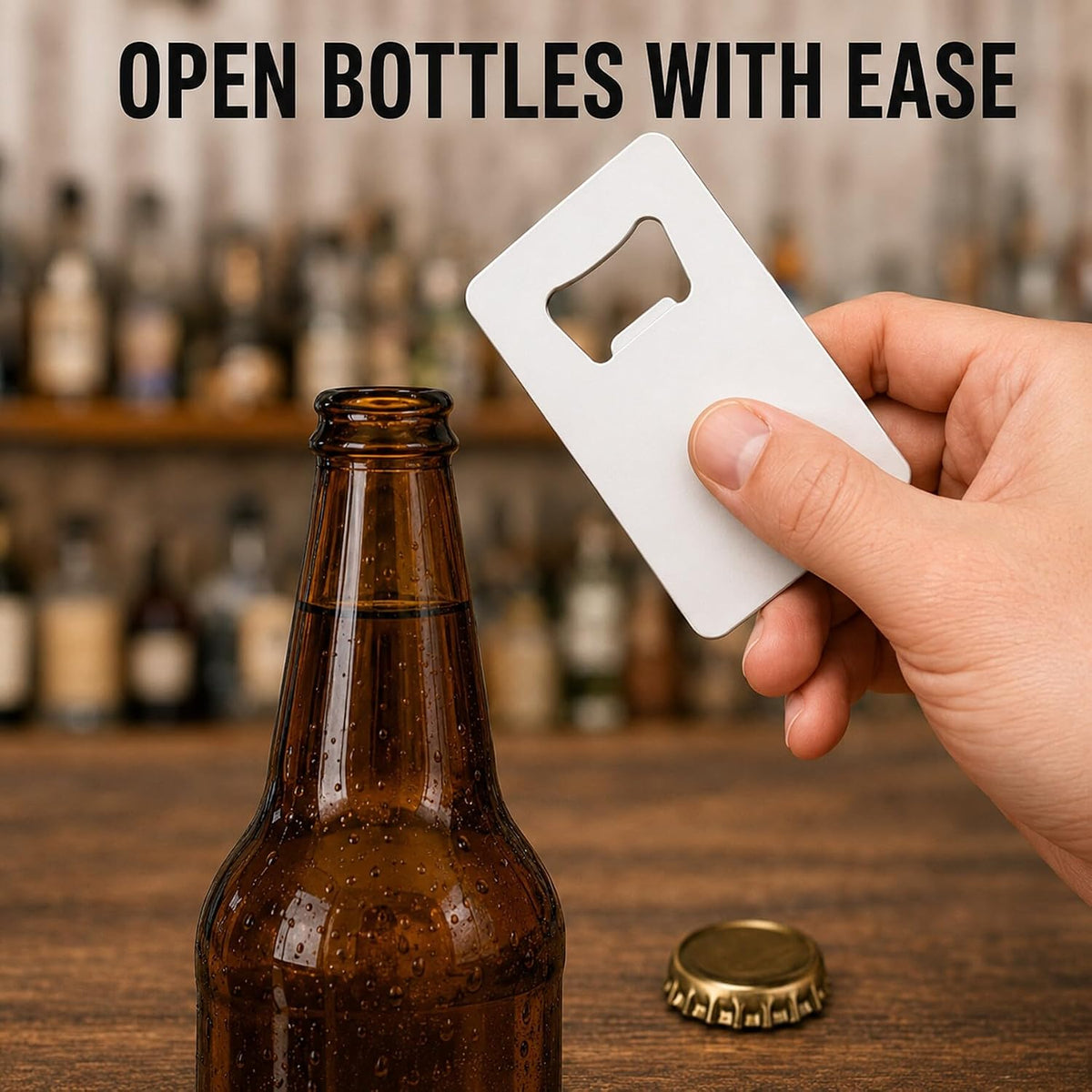 QTLCOHD 20 Pack Flat Bottle Opener - 7 Inch Stainless Steel Bottle Openers