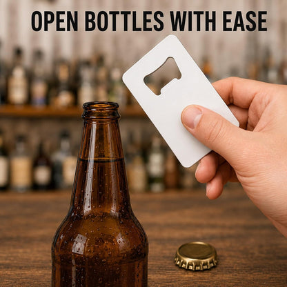 QTLCOHD 20 Pack Flat Bottle Opener - 7 Inch Stainless Steel Bottle Openers