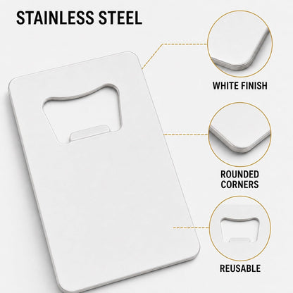 QTLCOHD 20 Pack Flat Bottle Opener - 7 Inch Stainless Steel Bottle Openers