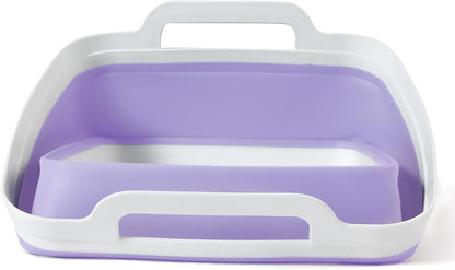 Collapsible Dish Basin with Drain Plug, Foldable Sink, 2.4 Gal (9L)
