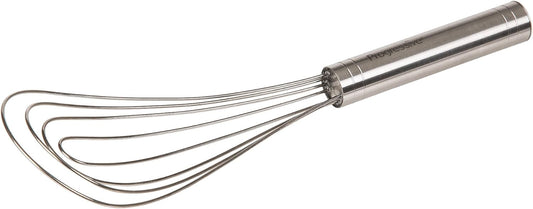 10 Inch Fat Whisk - Stainless Steel Whisk for Mixing, Beating, and Stirring Sauces, Batter, and More