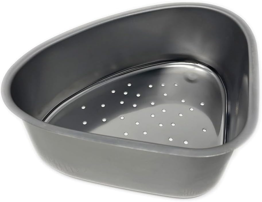Triangular Kitchen Sink Drain Basket for Food, Sink Food Catcher Basket for Washing Vegetables & Fruits Corner Sink Strainer
